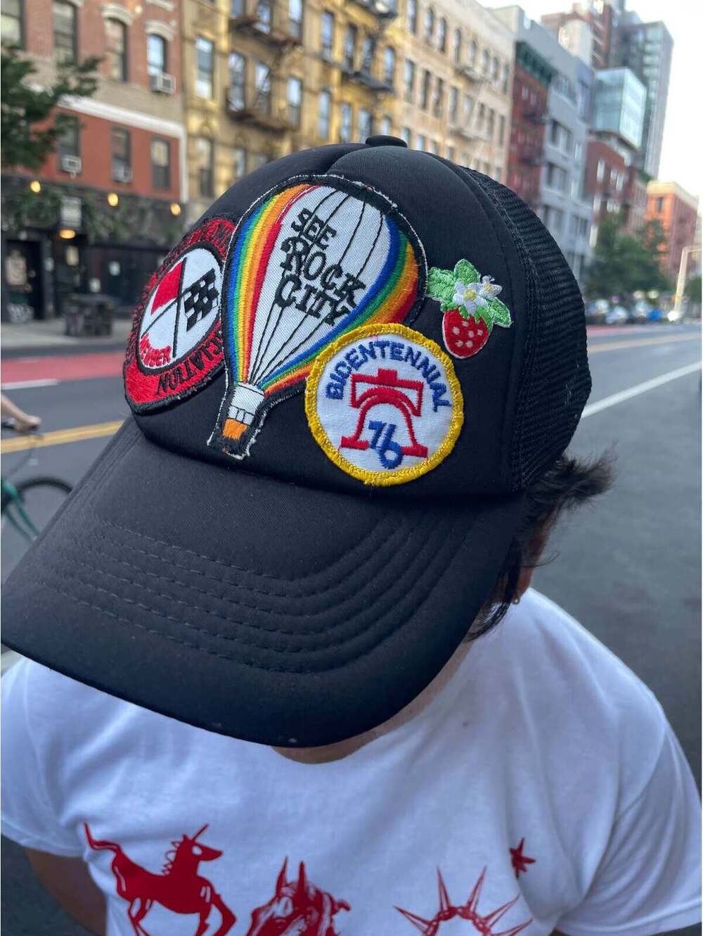 Upcycled Vintage Patch Hat